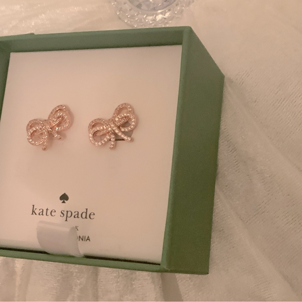 Kate Spade Gold Bow Earrings
